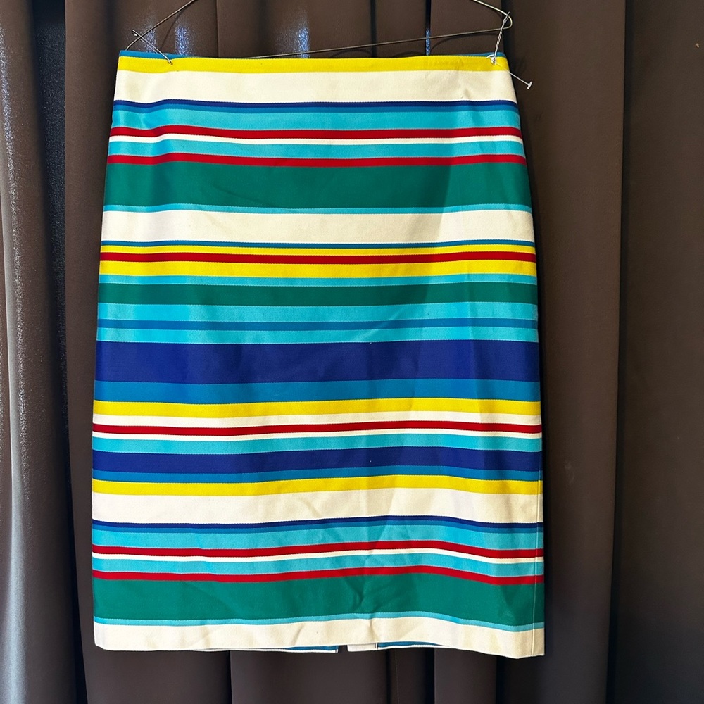 Talbots Stripe Pencil Skirt